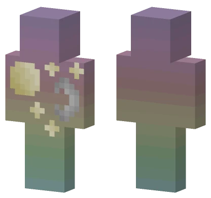 Day Night Person Minecraft skin