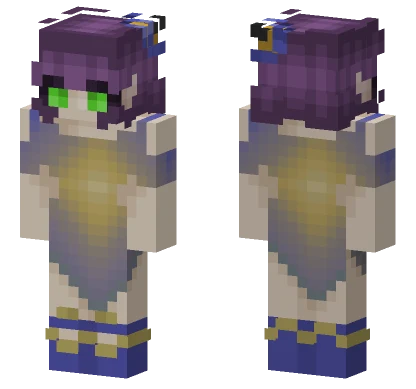 Day Night Witch Minecraft skin