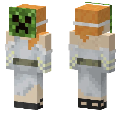 Deadly Alex in White Minecraft skin