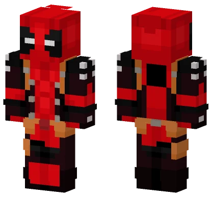 Deadpool Fighting Souls Minecraft skin