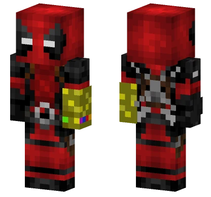 Deadpool Gauntlet Minecraft skin