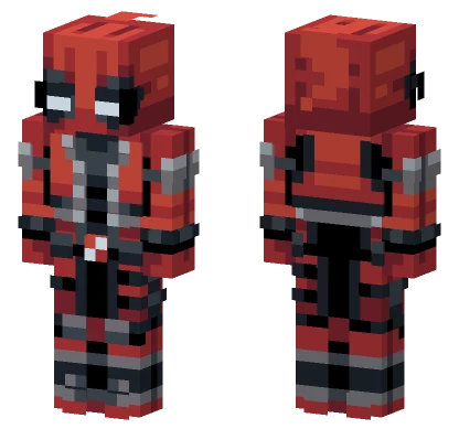 Deadpool Marvel Rivals Minecraft skin