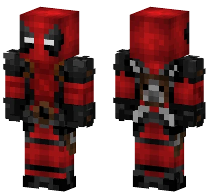 Deadpool Suit Minecraft skin
