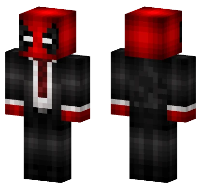 Deadpool W Suit Minecraft skin