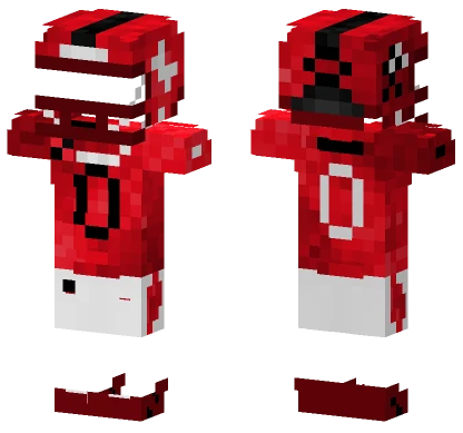 Deadzone Red Minecraft skin