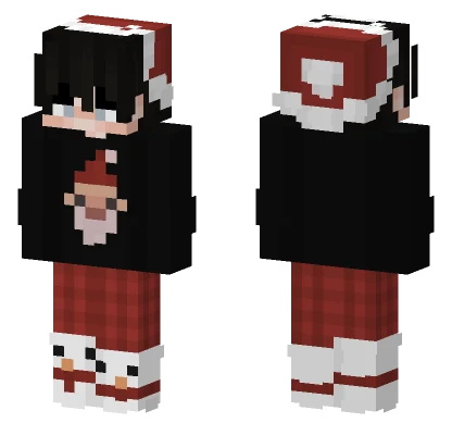 Deaf Santa Outfit Minecraft skin