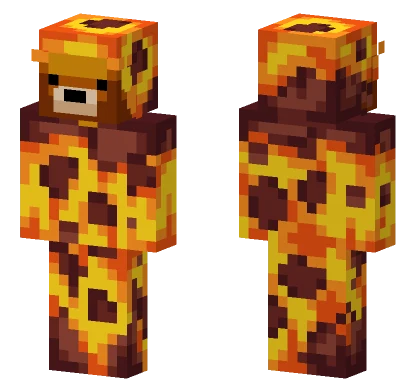 Deathrun Lava Bear Onesie Minecraft skin