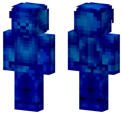 Deep Ocean Steve Minecraft skin