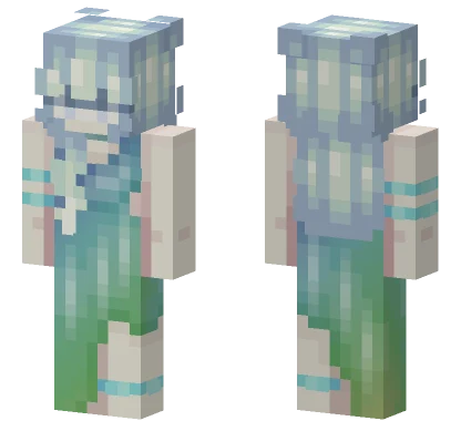 Deep Sea Girl Minecraft skin