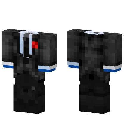 Defective Blue Suit Template Minecraft skin