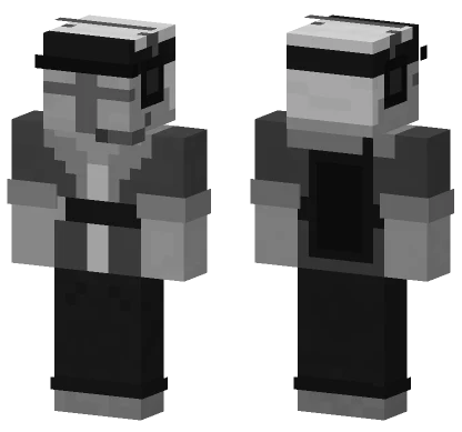 Deimos Grey Suit Minecraft skin