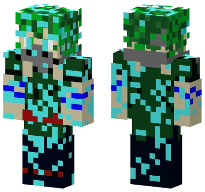 Deku OFA Bakugou Minecraft skin