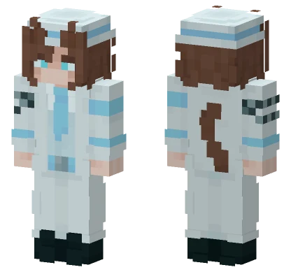 Delta A Lab Coat Minecraft skin