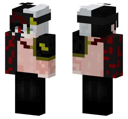 Demon Asta Black Clover Minecraft skin