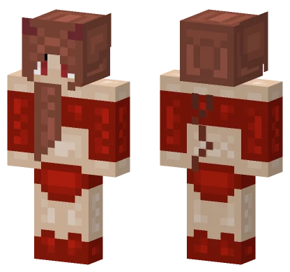 Demon Girl Minecraft skin