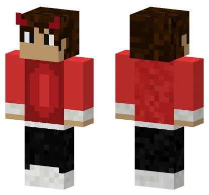 Demon Israel And Ruby Minecraft skin
