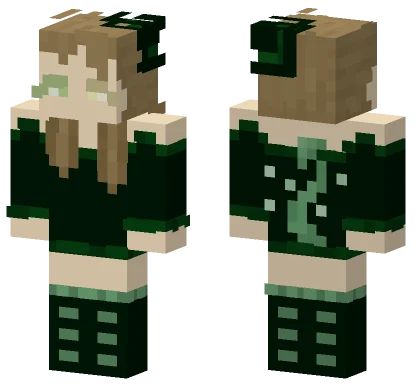 Demon Witch Girl Minecraft skin