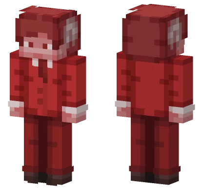 Demonic Red Suit Minecraft skin