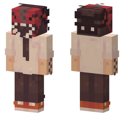 Denji Chainsaw Man Minecraft skin