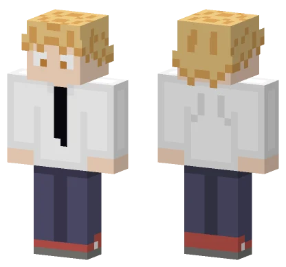 Denji Straw Hat Minecraft skin