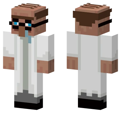 Derp Scientist Minecraft skin