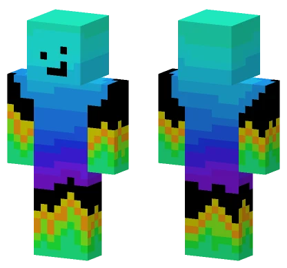 Derpy Blue Blob Minecraft skin