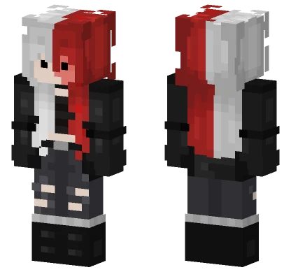 Derpyish Girl Button Eyes Minecraft skin