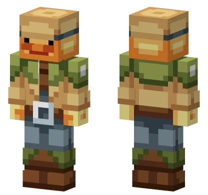 Detective Duck Hive Style Minecraft skin