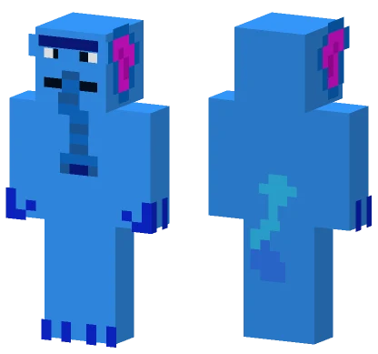 Develfend Blue Minecraft skin