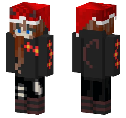 Devil Girl Christmas 2 Minecraft skin