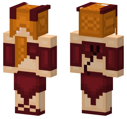 Devil Girlreadingraid Minecraft skin