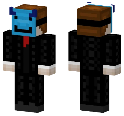 Devil Masked Man Suit Minecraft skin