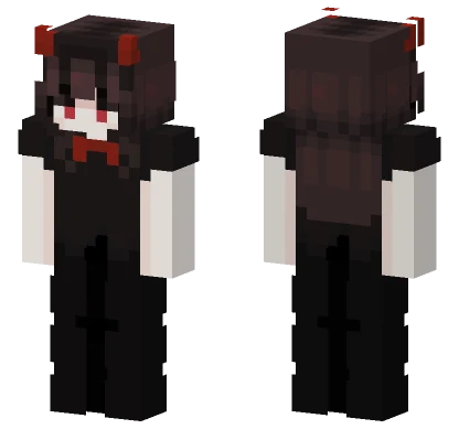 Devil With Horns Minecraft skin
