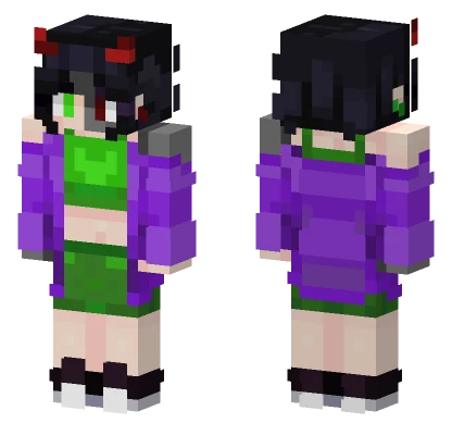 Devile Prog Rif Lime Minecraft skin
