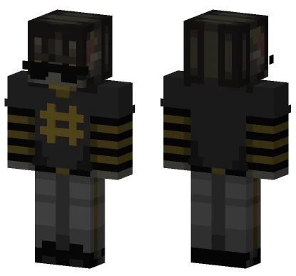 Deymin Grey Jacket Minecraft skin