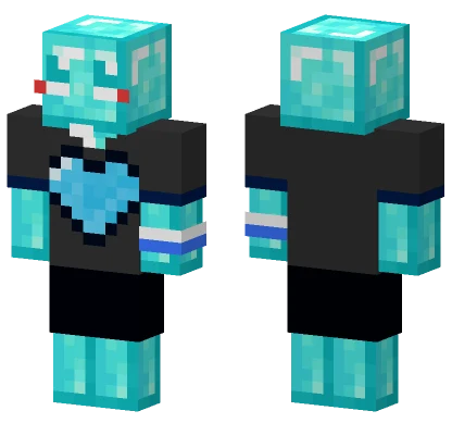 Diamond Girl Minecraft skin