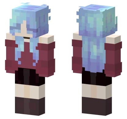 Diamond Girl Minecraft skin