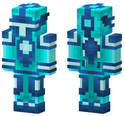 Diamond Lapis Lazuli Knight Minecraft skin