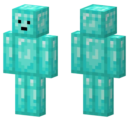 Diamond Man Perfect Texturing Minecraft skin