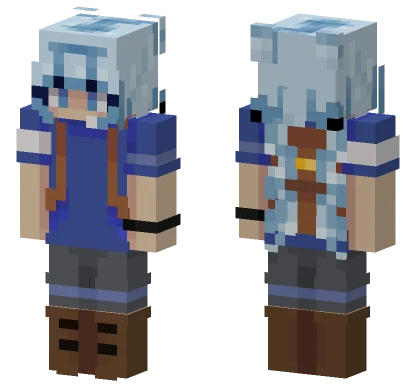 Dian Blue Outfit Minecraft skin