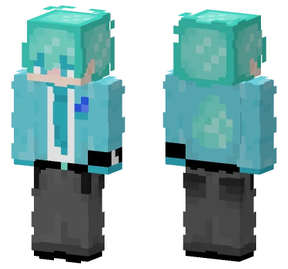 Diego Diamond Style Minecraft skin