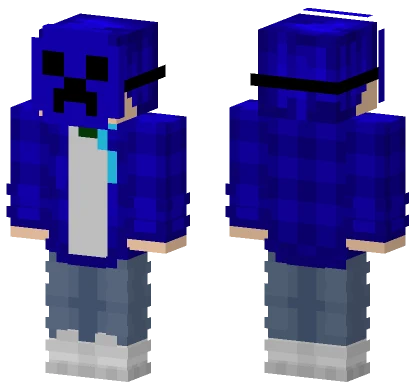 Dimien Blue Outfit Minecraft skin