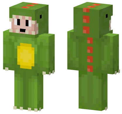 Dino Pajamas Minecraft skin