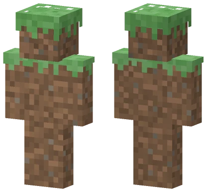 Dirt Block Outfit Minecraft skin