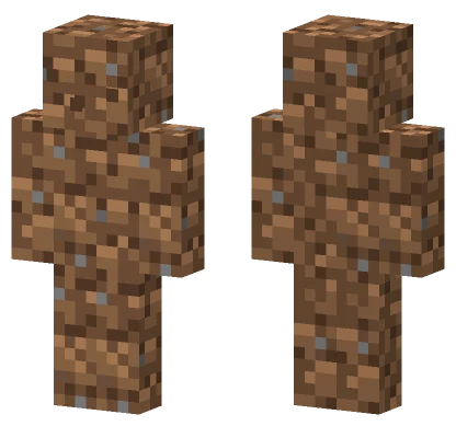 Dirt Block Outfit Minecraft skin