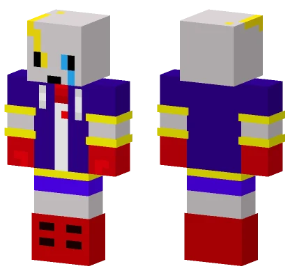 Disbelief Papyrus Phase 1 Minecraft skin