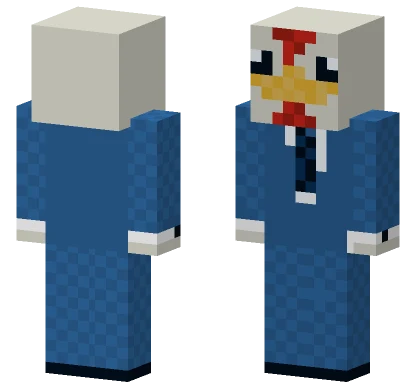 Disco Chicken Minecraft skin