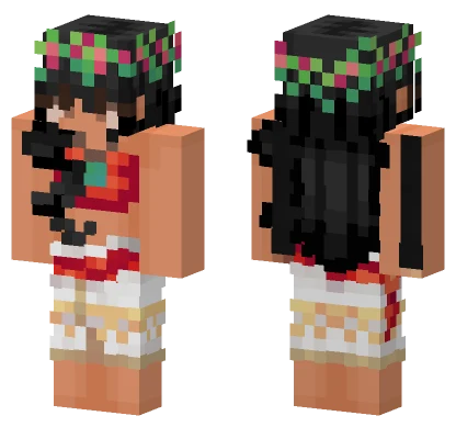 Disney Moana Minecraft skin