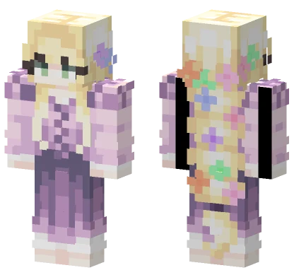 Disney Rapunzel Tangled Minecraft skin