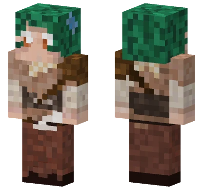 Dnd Local Plant Char Minecraft skin